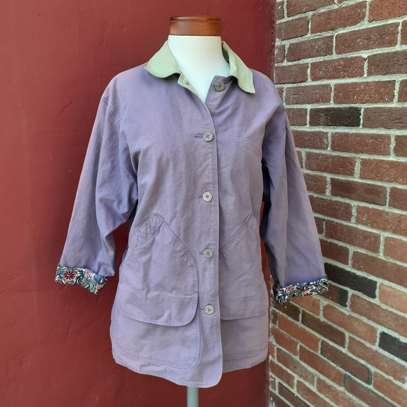 Vintage Woolrich Floral Lined Chore Barn Jacket - Picture 4 of 14